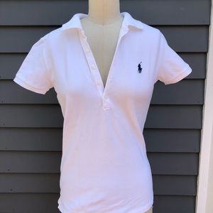 White Ralph Lauren polo shirt